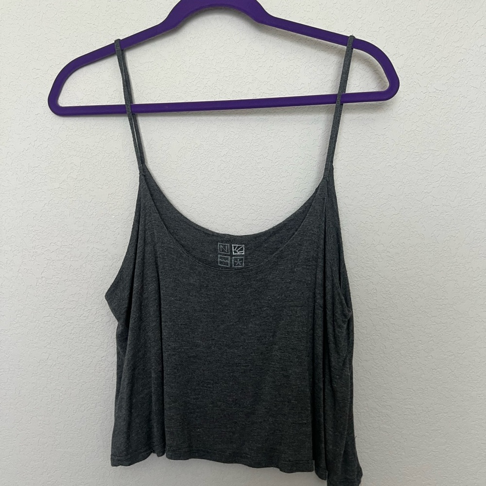 Pacsun grey spaghetti tank top